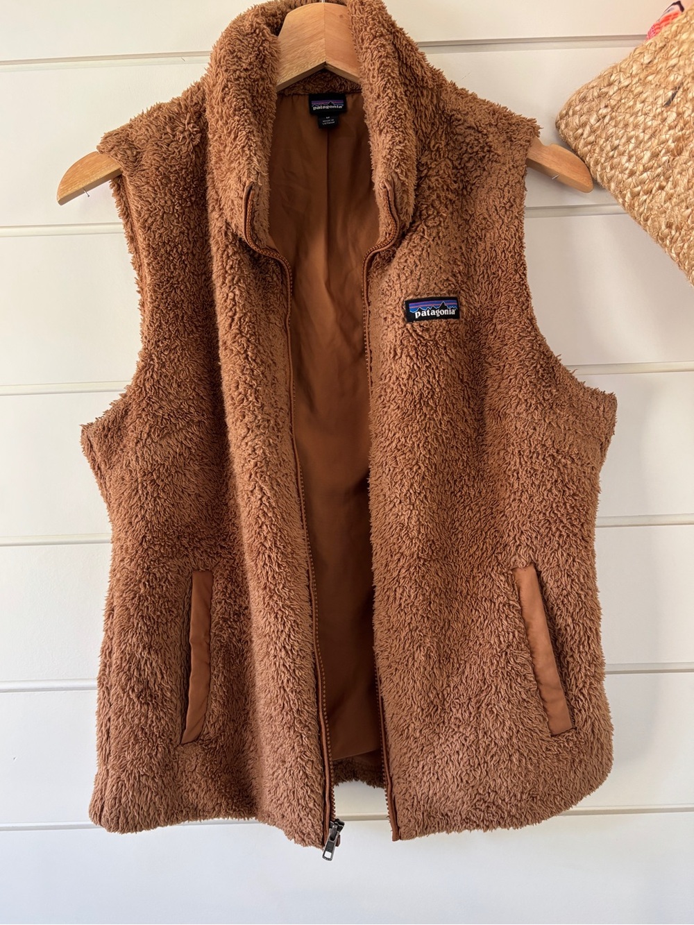 Patagonia Los Gatos Fleece Vest, Brown, Medium